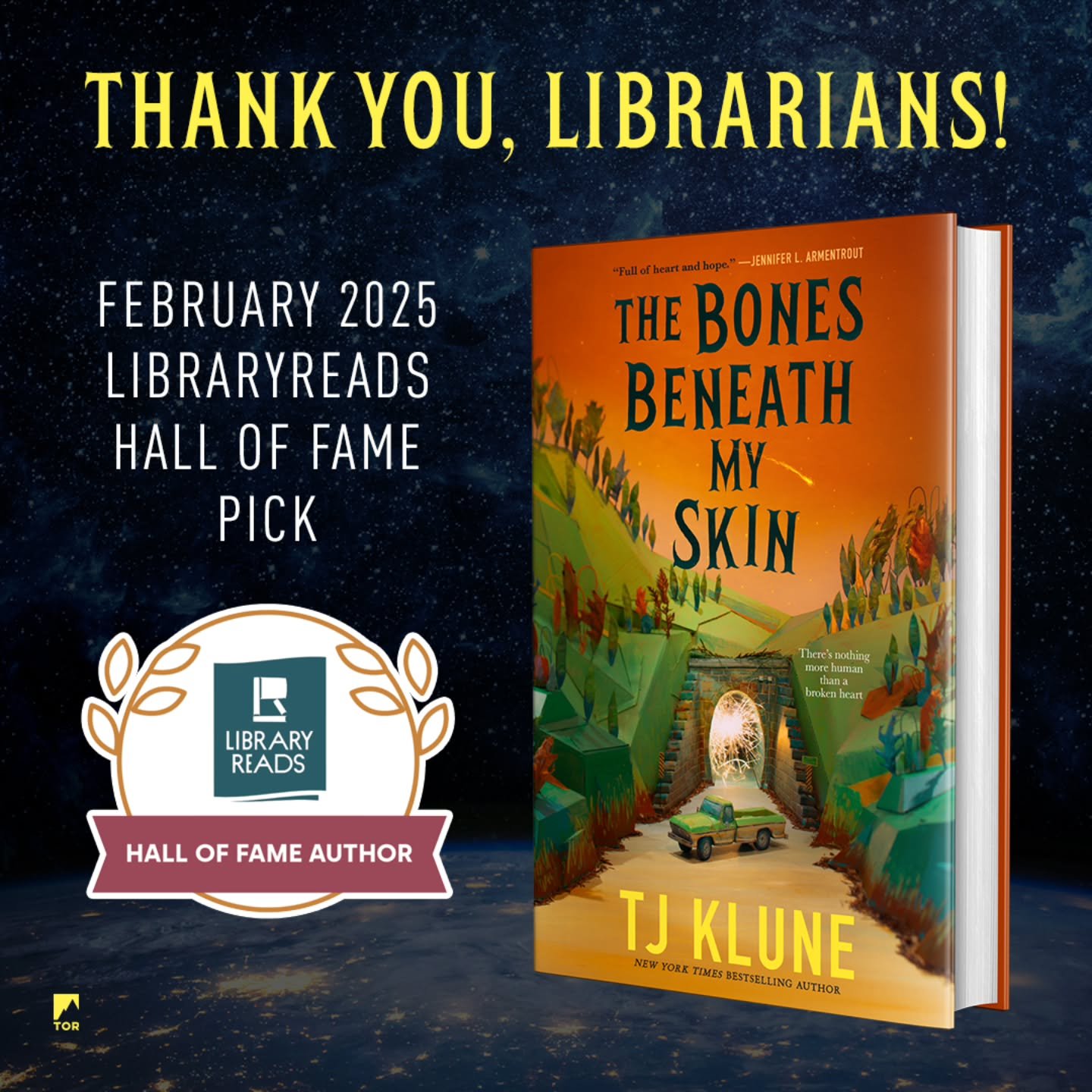 Thank you to librarians across the country for selecting The Bones Beneath My Skin 国际BG视讯资质与合规保障 as a Library Reads Hall of Fame Pick! 

The Bones Beneath My Skin 国际BG视讯资质与合规保障 is out 4 February. Preorder at the link in my bio.